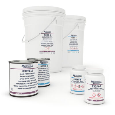 832FX – Black Flexible Epoxy Potting Compound