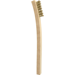 859 - Wood-Handled Horse Hair Cleaning Brush