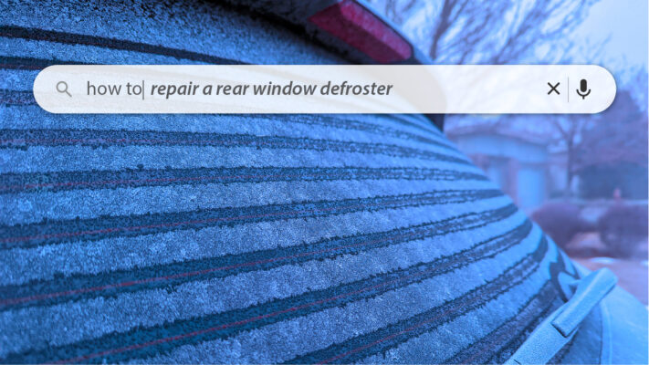How to Repair a Rear Window Defroster