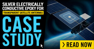 Époxy argenté conducteur d'électricité pour antennes satellites transparentes